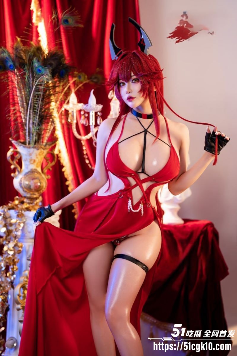 台湾巨乳模特TinyAsa化身性感小红帽 红色情趣装摇曳生姿 巨乳肥臀擦边诱惑 假屌自慰引爆全场！ - 51吃瓜网-51吃瓜网